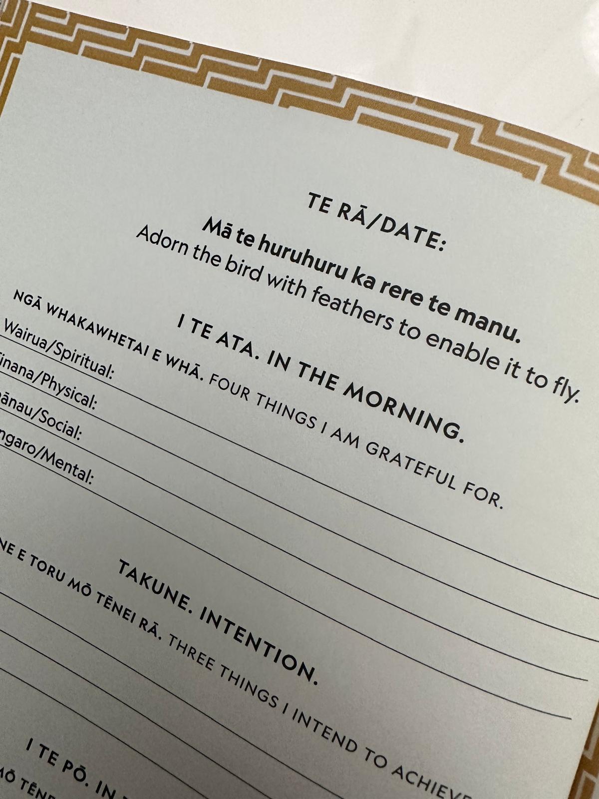 Whakawhetai. Gratitude Journal.